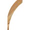 Ekena Millwork 6"W x 12"D x 24"H Thorton Rough Sawn Knee Brace, Western Red Cedar BRC06X12X24THR00RWR - alternate 4